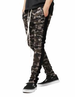 Pantaloni Barbatesti LAZO CAMOUFLAGE TRACK PANTS,Black