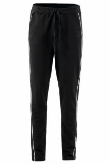 Pantaloni dama, LAZO LINE, Negru cu alb