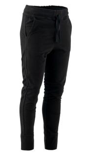 Pantaloni sport cu tur, Kara, bumbac, negru