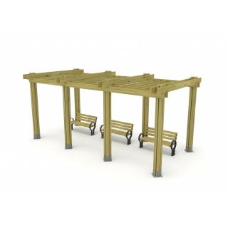 02PB Mobilier urban stradal Pergola parc