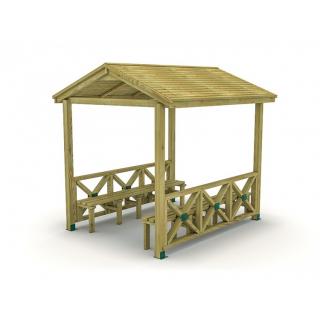 30EG Mobilier Urban Pergola lemn dizabilitati