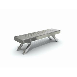 Bancheta din metal inoxidabil pentru exterior MOB 332