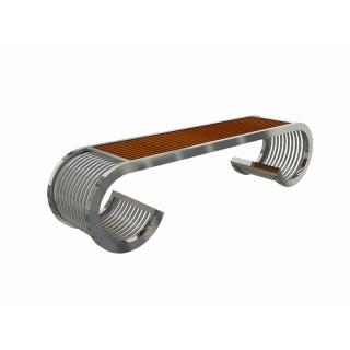 Bancheta din metal inoxidabil pentru exterior MOB 337B