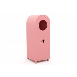 Cos de gunoi pentru parc, realizat din metal - 69CK
