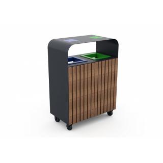 Cosuri de gunoi de exterior, pentru reciclare - 58CK
