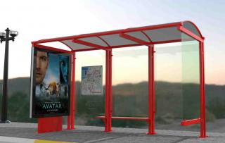 FULYA Mobilier urban stradal Statii de autobuz din metal vopsit