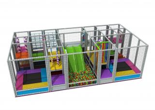 Trambulina pentru locul de joaca cu tobogane si piscina cu bile - MSP-015