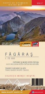 Harta de drumetie Muntii Fagaras MN07