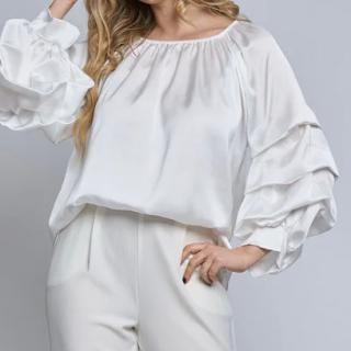 Bluza Satin Alba