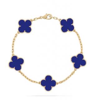 Bratara Alhambra Cu Flori BLUE SAPHIRE