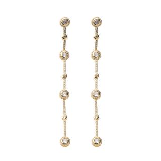 Cercei Lungi Luxury Gold