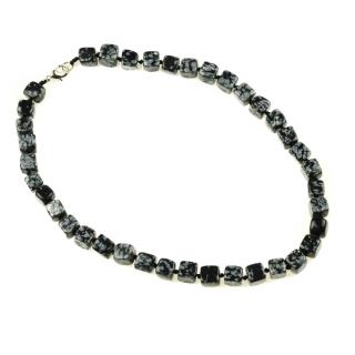 Colier din Obsidian Natural