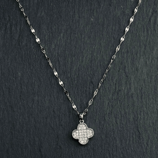 Colier Silver Flower
