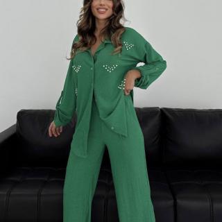 Compleu Dama Perle Verde