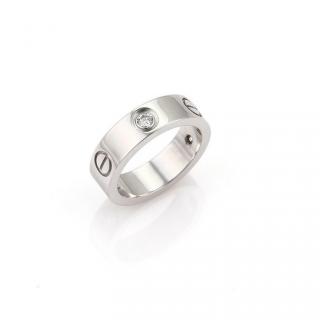 Inel Argintiu Love Diamond Look