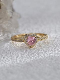 Inel Reglabil Pandora Style Gold Pink