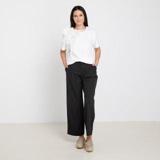 Pantaloni Negru Cu Dungi