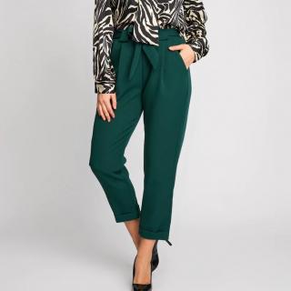 Pantaloni Verde Inchis Cu Funda