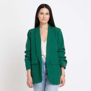 Sacou Casual Verde Inchis