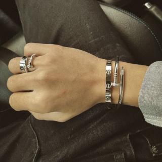 Set 2 Bratari LOVE+CUI Silver