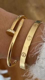 Set 2 Bratari Luxury Golden