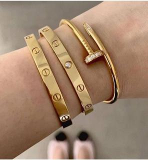 Set Bratari Luxury Glam LOVE + CUI Crystal