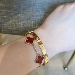 Set De Doua Bratari Alhambra RED + LOVE