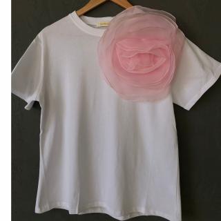 Tricou Alb Rose