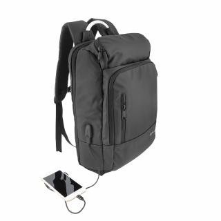 Rucsac laptop Tellur Business L, cu port USB, 17.3  , Negru