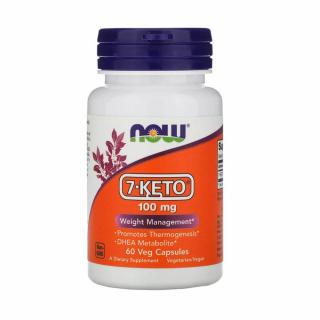 7-KETO (DHEA), 100 mg, Now Foods, 60 capsule