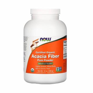 Acacia Fiber Organic Powder, (Fibre de Salcam), Now Foods, 340g