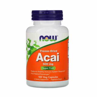 Acai, 500mg, Now Foods, 100 capsule