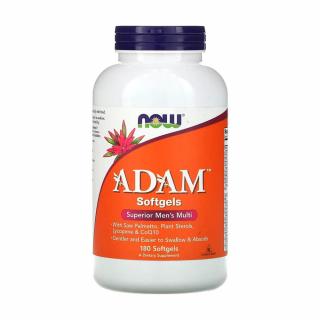 Adam (Multivitamine barbati), Now Foods, 180 softgels