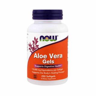 Aloe Vera Gels 10.000 mg, Now Foods, 250 softgels