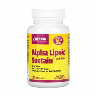 Alpha Lipoic Sustain with Biotin, 300 mg, Jarrow Formulas, 120 tablete