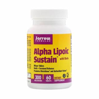 Alpha Lipoic Sustain with Biotin, 300 mg, Jarrow Formulas, 60 tablete