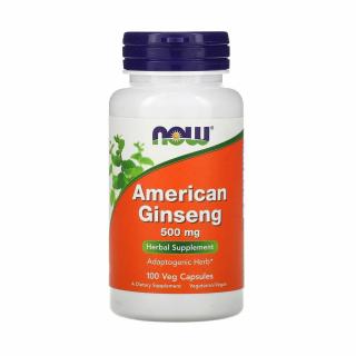 American Ginseng, 500mg , Now Foods, 100 capsule