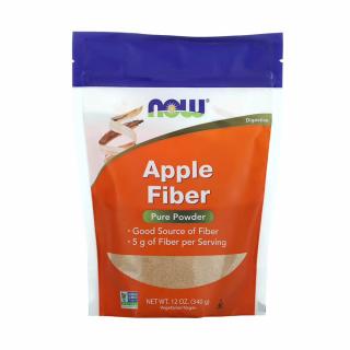 Apple Fiber, Pure Powder, (Fibre din Mere) NOW Foods, 340 g