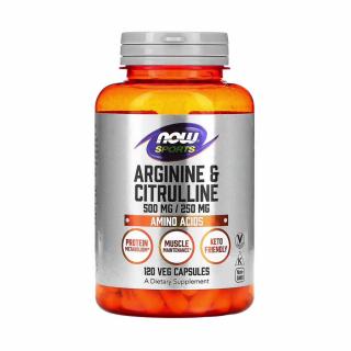 Arginine  Citrulline, Now Foods, 120 capsule