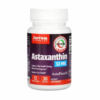 Astaxanthin, 12 mg, Jarrow Formulas, 30 softgels