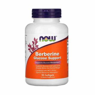 Berberine Glucose Support, Now Foods, 90 softgels