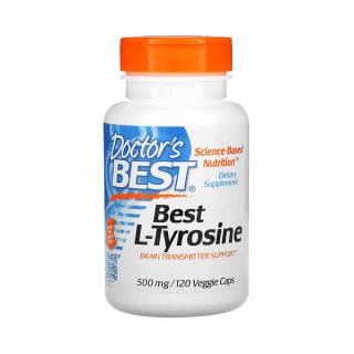 Best L-Tyrosine (Tirozina), 500mg, Doctor s Best, 120 capsule