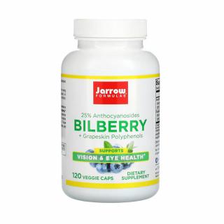 Bilberry Extract, Grapeskin Polyphenols, Jarrow Formulas, 120 capsule