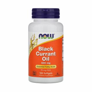 Black Currant Oil (Coacaze Negre), 500 mg, Now Foods, 100 softgels