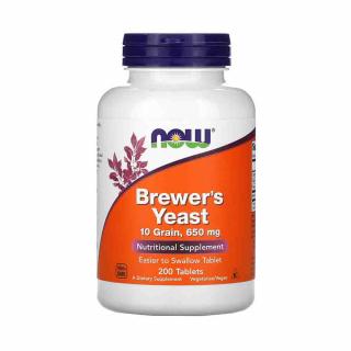 Brewer s Yeast Tablets (Drojdia de bere), Now Foods, 200 tablets
