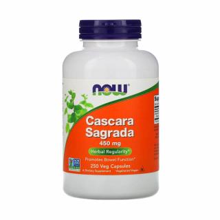 Cascara Sagrada, 450 mg, Now Foods, 250 capsule