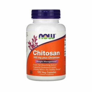 Chitosan, 500mg Plus Chromium, Now Foods, 120 capsule