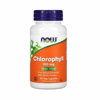 Chlorophyll (Clorofila), 100mg, Now Foods, 90 capsule