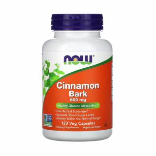 Cinnamon Bark, 600 mg, NOW Foods, 120 capsule