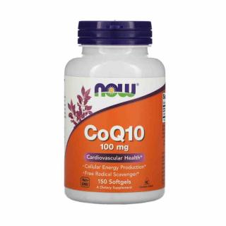 CoQ10 (Coenzima Q10) 100 mg, Now Foods, 150 softgels